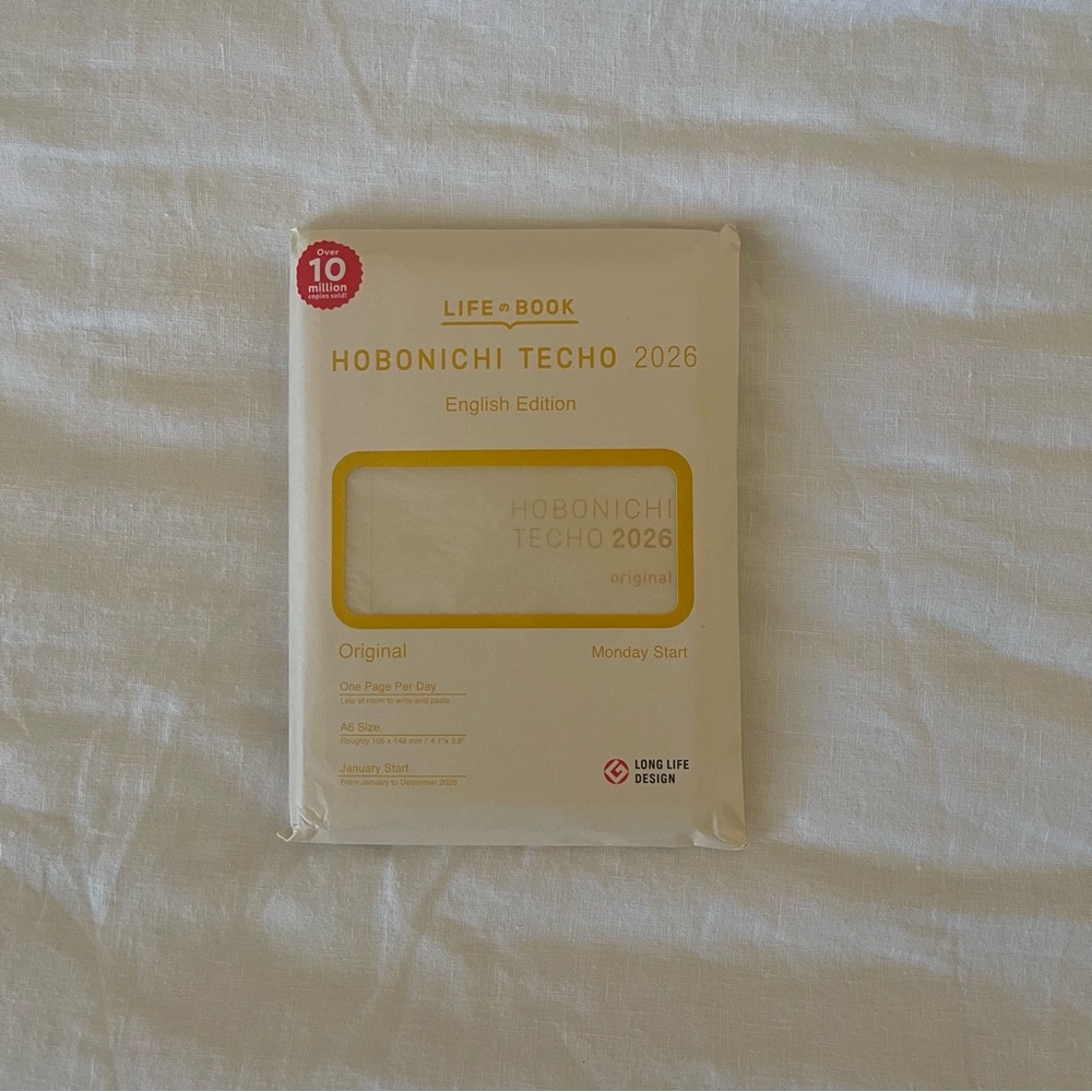 2026 A6 Hobonichi Techo Planner